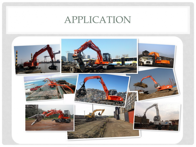 9 Ton Hydraulic Material Handling Equipment / Crawler Excavator YC4D85Z Engine