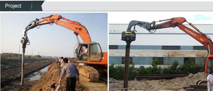 VS250 Construction Mini Integrated Vibratory Hammer Pile Driving Equipment