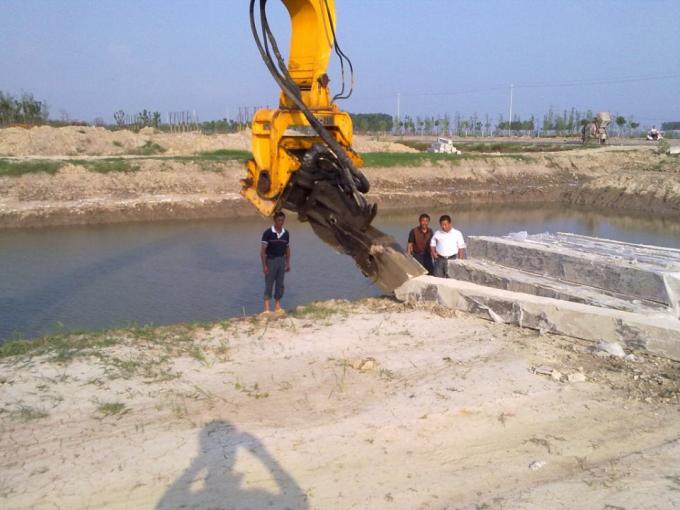 VS250 Construction Mini Integrated Vibratory Hammer Pile Driving Equipment