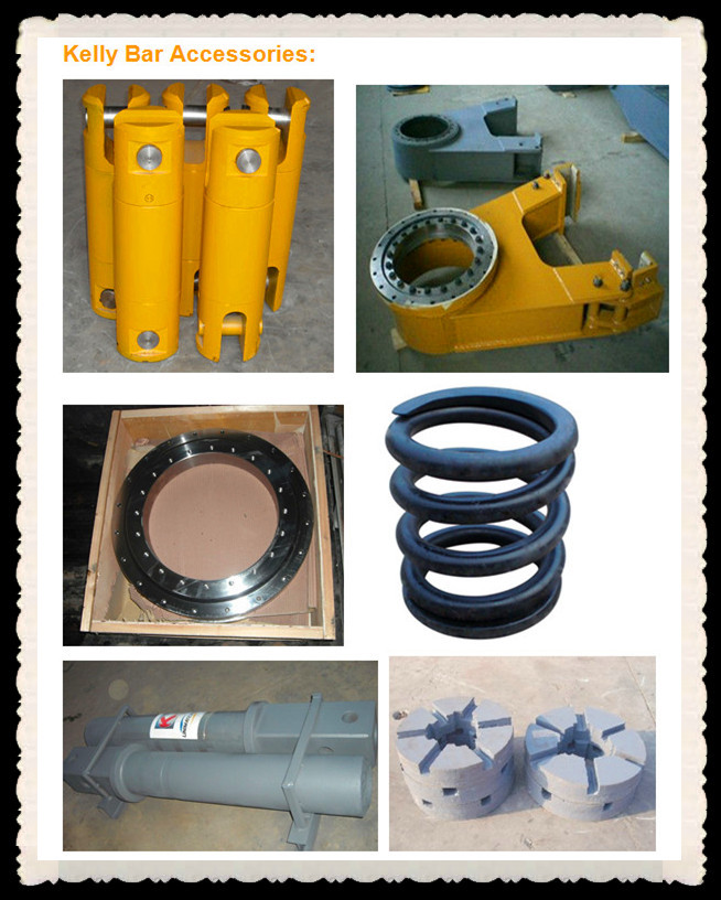 Bauer Use Key Parts Of Foundation Drilling Tools Seamless Steel Tube Drilling Kelly Bar