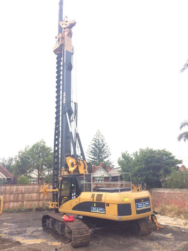 hydraulic earth auger bored pile foundation machine 4 mpa pilot auger piles