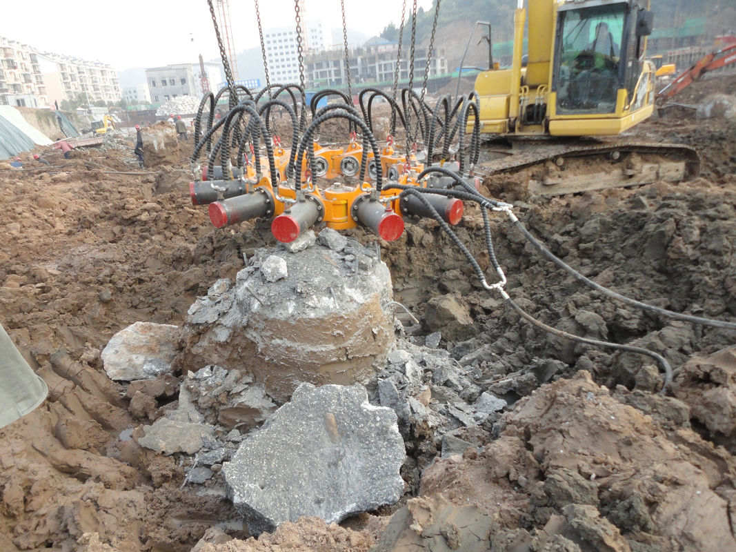 Excavator Mounted Concrete Pile Breaker For Pile Foundation Engineering