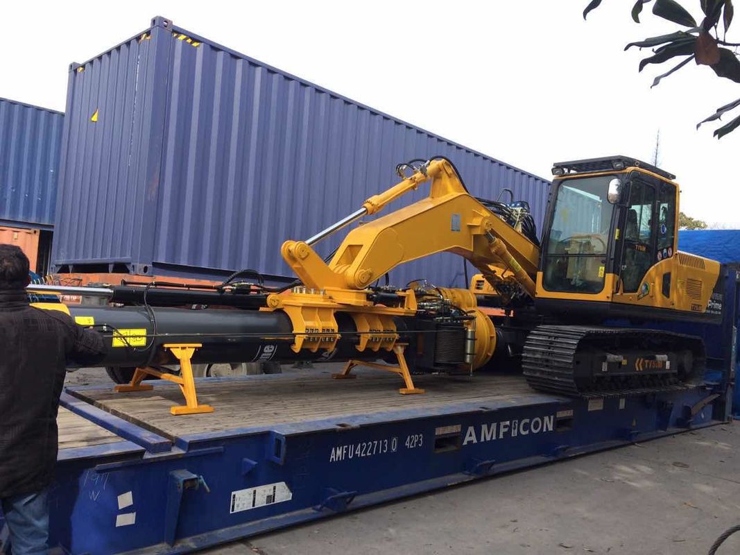 48M / Min Main Winch Line Speed Small Rotary Piling Rig , Pile Driver