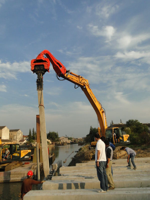 TYSIM VS400 Excavator Mounted Pile Driver / Pile Driving Hammer 2.15t