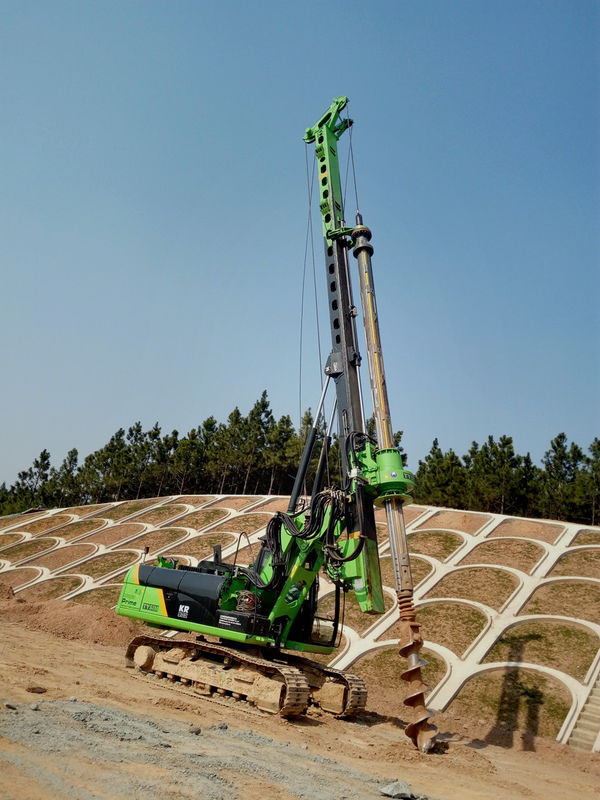 318D Excavator Drilling Attachment KR90C Piling Rig , Borewell Drilling