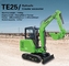 7.6kw Hydraulic Crawler Excavator Machine 2685mm Max Digging Height
