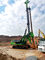 50m Hydraulic Piling Rig Rotary Angle Displacement Output Mechanism.