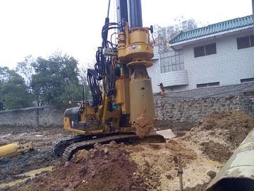 Small Hydraulic Piling Rig KR60C for Drilling 24m Depth 1000 mm diameter Foundation Pile CE / ISO9001