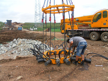 Concrete Pile Foundation Equipment  , 600kn Rod Pressure Hydraulic Concrete Cutting Machine