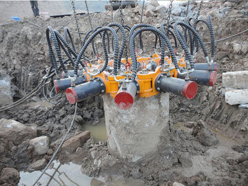 Construction Machinery Hydraulic Pile Breaker For Crushing Different Diameter Piles