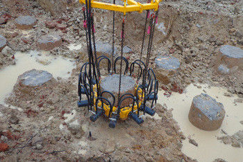 Crush Round Concrete Pile Head Cutter Pile Cutting Machine For Excavator KP315A Pile diameter 300~1050 mm