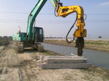 Excavator Mounted Mini Integrated Vibratory Pile Hammer Construction Equipment Pile Driver