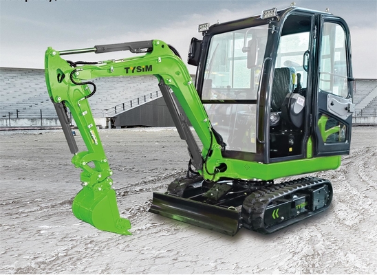 Durable Crawler Hydraulic Excavator 910kg Weight 1385mm Height 17Mpa