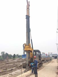 Max Crowd Pressure 90 KN KR80A Hydraulic Rotary Piling Rig With 28m Max Drilling Depth Borehole