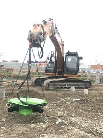 TYSIM KP450S 250 mm - 450 mm Concrete Pile Cropper , High Speed Square Pile Cutter Machine Max.rod pressure 280 kN.m