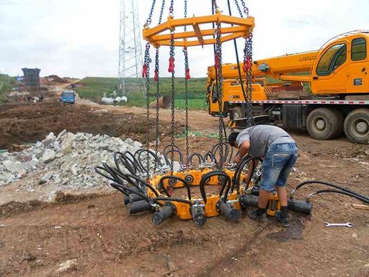 Professional Pile Cutting Equipment Hydraulic Pile Driver For Construction Concrete Pile