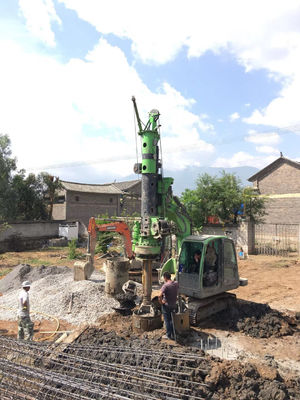 KR40 Hydraulic Rotary Piling Rig With Power Head Torque Max 40kN.m 1200mm Diameter 12m Depth Main winch pull force 4.5t