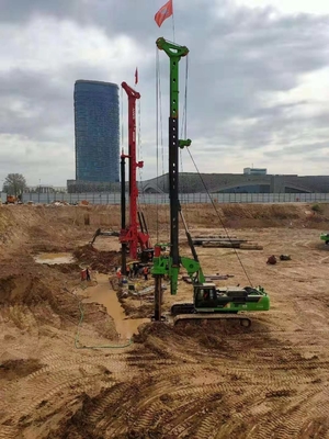 Max Torque 285 Kn.M Pile Driving Rig 80m Depth Kr285c High Efficiency