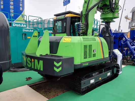 Used Piling Rig Machine with Closed Loop Hydraulic System, Max Pile Length Up To 30 Meters and ISUZU AA-6HK1XQP Engine for Foundation Work