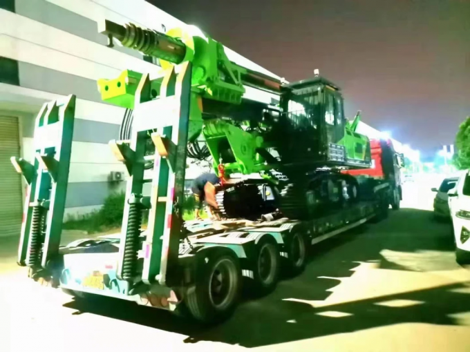 Truck Mounted Hydraulic Piling Rig Auger Drill Transport Height 3645 Mm