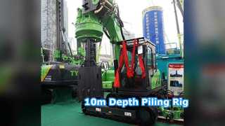 Rotary Piling Rig 10m Depth 1200mm Diameter Foundation