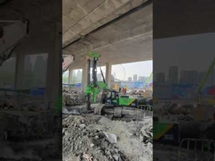 KR125ES low head room drilling rig Drilling machine rotary drilling rig