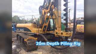 20m Depth Rotary Drilling Rig CFA Piling Machine
