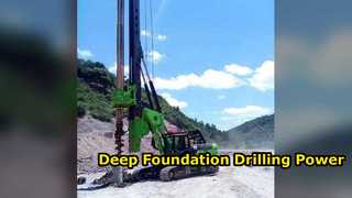 20m Hydraulic Drill Rig Pile Foundation Construction