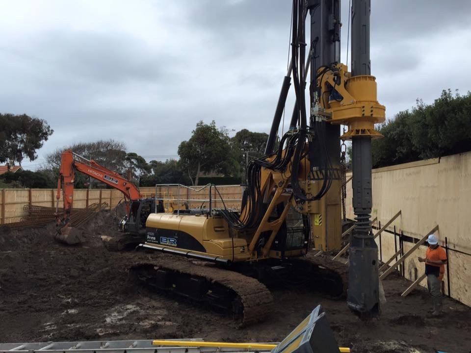 Bored Pile Driving Machine , KR150C Hydraulic Rig For Piling Rig Hire