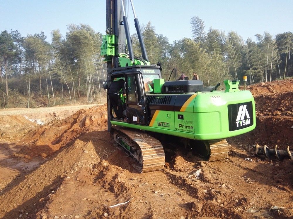 90 kN.m Torque 32 m Depth Rotary Piling Rig Water Well Hydraulic Piling ...