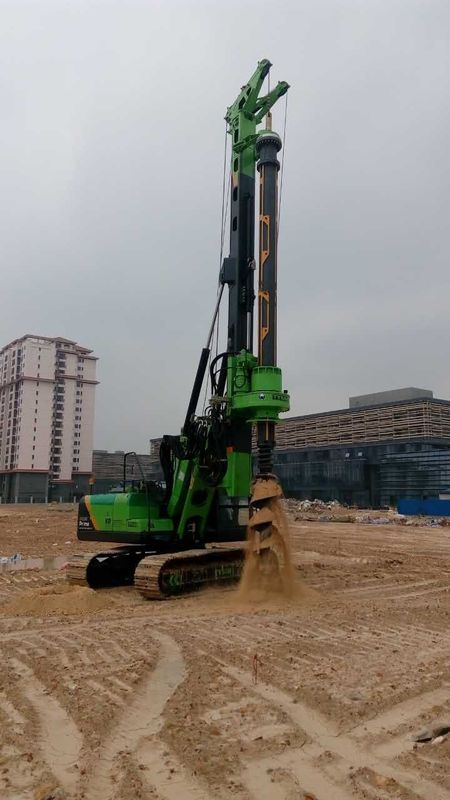 8-30r/Min Rotation Speed Piling Rig 3020mm Operating 100kN Crowd ...