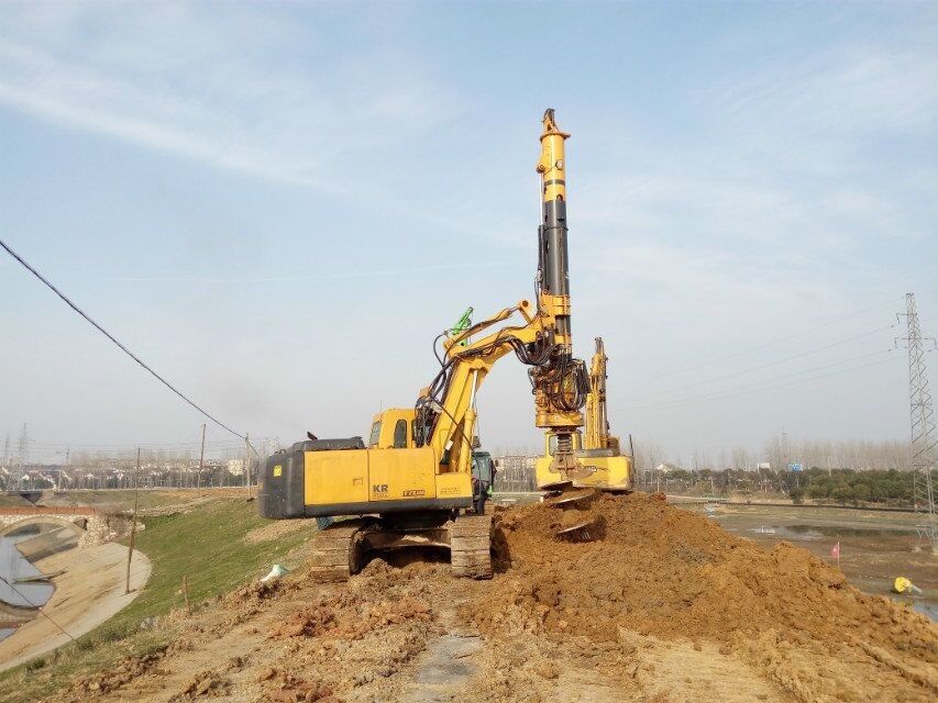 Micro 1.2M Pile Diameter Rotary Bored Hole Pile Driving Equipment Max