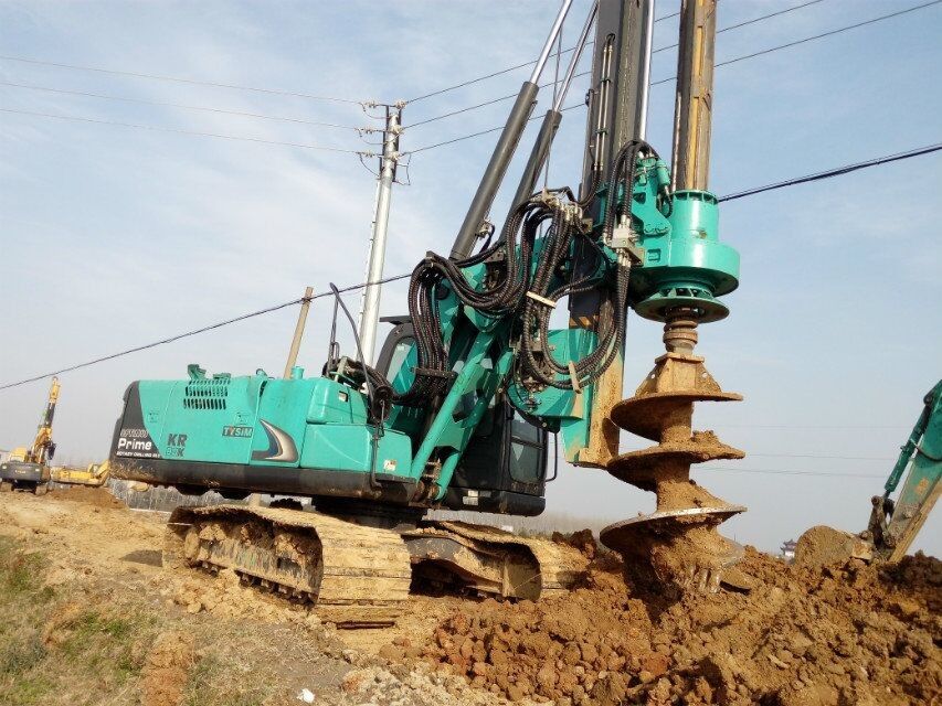 Hydraulic Rotary Bored Piling Drilling Machine With 1M Max Drilling