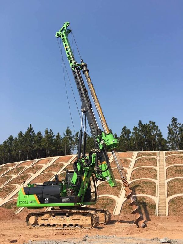 Borewell Drilling Machine with 318D Excavator Drilling Attachment For