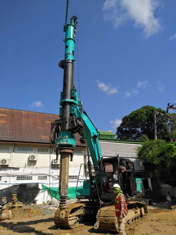 1200mm Max Pile Diameter Hydraulic Piling Machine , 24m Max Depth