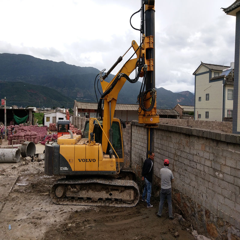 50KN Hydraulic Piling Rig 1200mm Drilling Diameter And 20m Depth Pile