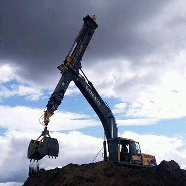 Excavator Telescopic Arm Length of Telescopic Boom 11700 mm,Max. Digging Dradius 6430 mm.