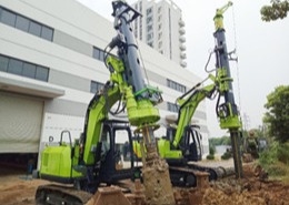 Modular Rotary Fully Hydraulic Drilling Machine 23M Single Load Rig Cylinder Pile