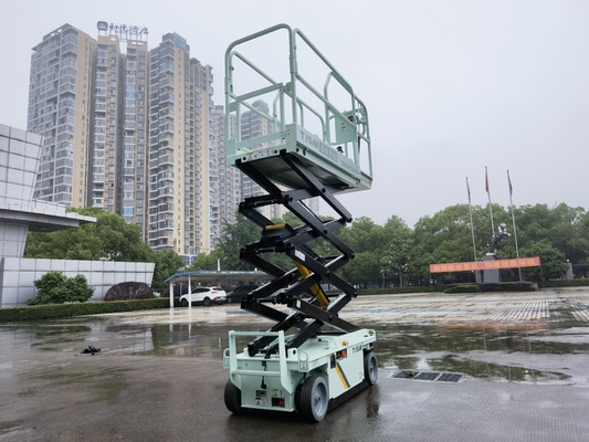 Self Propelled Hydraulic Aerial Work Platform Scissor Lift Adjustable Height