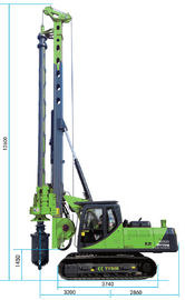 28m Drilling Depth Well Hydraulic Rotary Boring Piling Rig Machine With 8~30 Rpm Rotation Speed