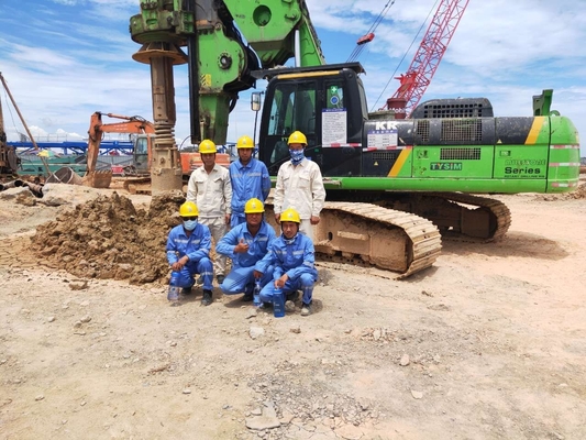 KR220C 64/51m Hydraulic Piling Rig Genneration Electronic Control Platform hydraulic piling rig