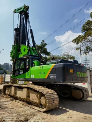 Pile Driver Hydraulic Rotary Piling Machine KR250ES 2000 Drilling Small Crawler