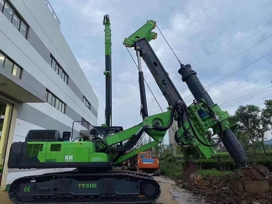 Pile Driver Hydraulic Rotary Piling Machine KR250ES 2000 Drilling Small Crawler