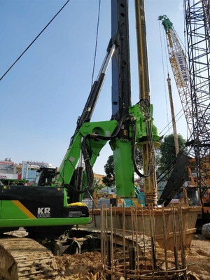 Diameter 2500mm Rotary Drilling Rig 80M Hydraulic Piling Tunnel Boring Machine KR285C