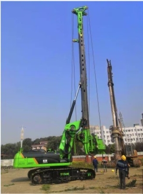 Strong Power Tysim Rotary Piling Rig Optional Diameter 1800 / 2000mm Kr220c