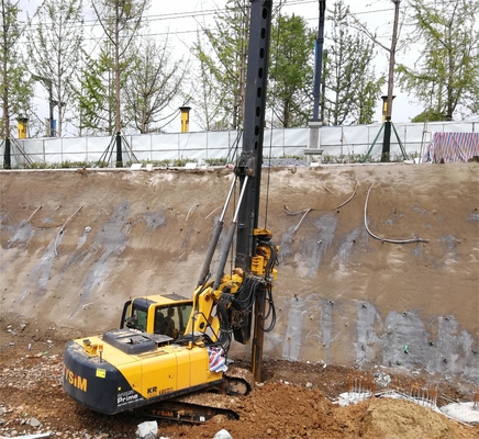 Kr80A Small Rotary Piling Rig For Constructon Hydraulic Drilling 1000 Mm