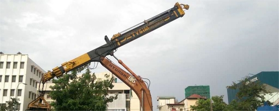 Excavator Attachment Parts Telescopic Arm Construction Equipment Drilling Tool 22490mm