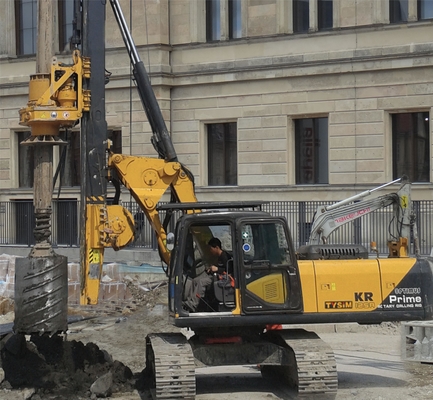 KR 125ES Hydraulic Rotary Drilling Rig Machine Foundation Pile With Cummins Engine
