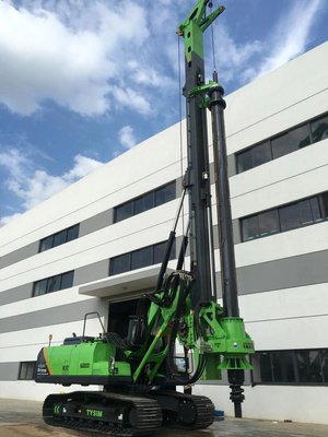 CAT Chassis Hydraulic Rotary Drilling Rig KR150C With 7-26 Rpm Speed Of Rotation
