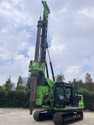 CAT Chassis Hydraulic Rotary Drilling Rig KR150C With 7-26 Rpm Speed Of Rotation